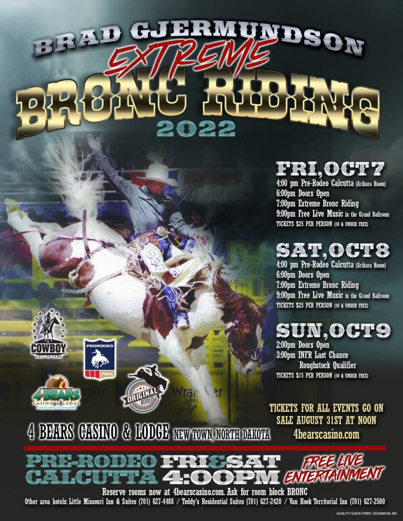 Brad Gjermundson Bronc RidingNew Town Dakota Horse Magazine
