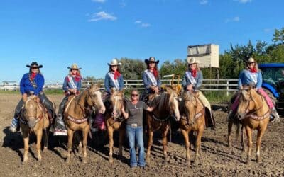 The Blonds: Special Palomino Horses of Badlands Circuit Finals Rodeo