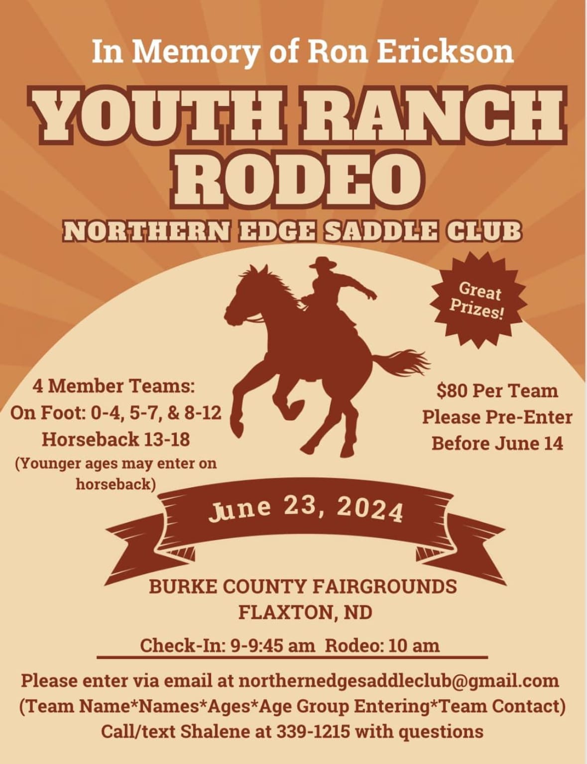 Youth Ranch Rodeo-Flaxton, North Dakota - Dakota Horse Magazine