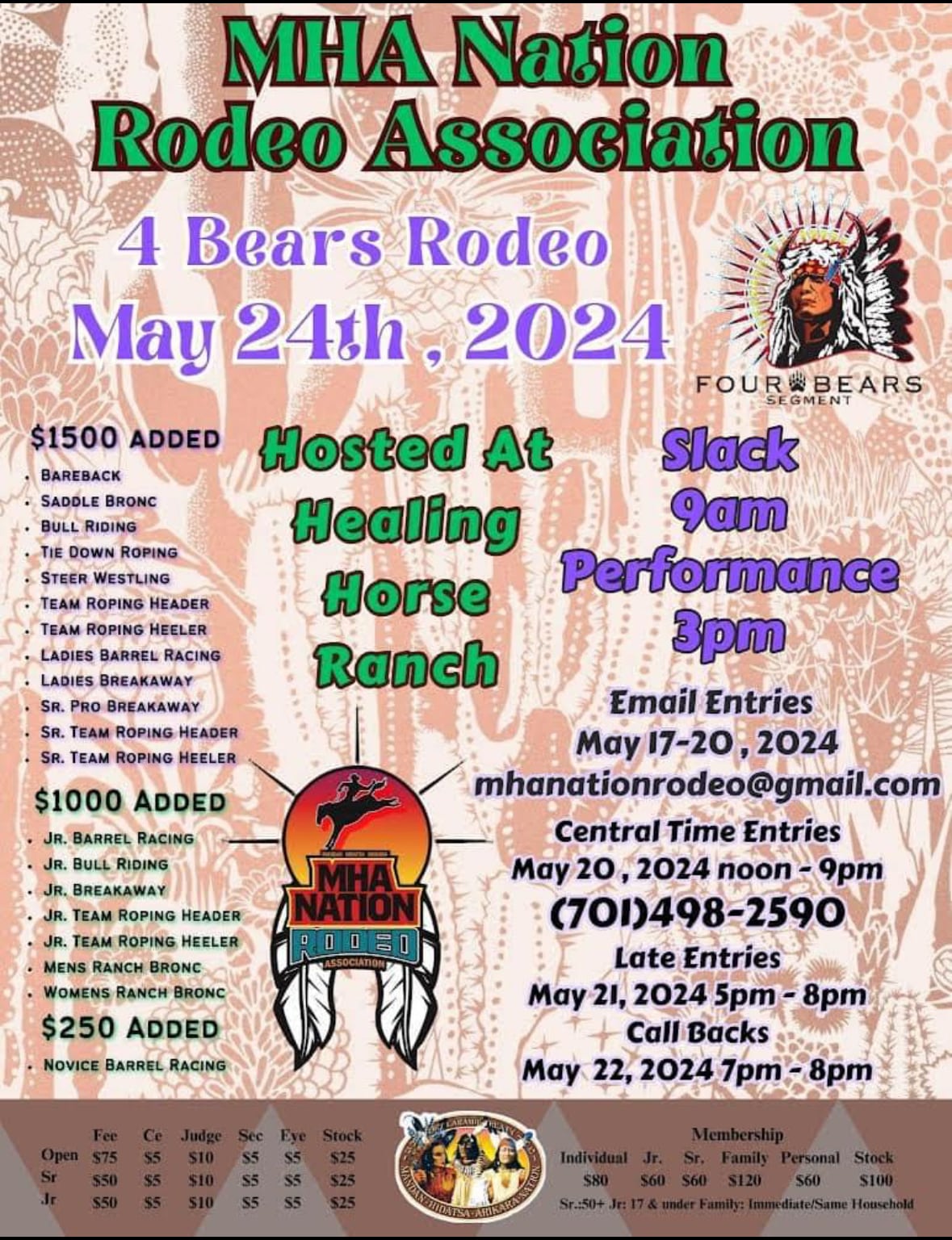 4 Bears Rodeo-MHA Nation Rodeo Association - Dakota Horse Magazine